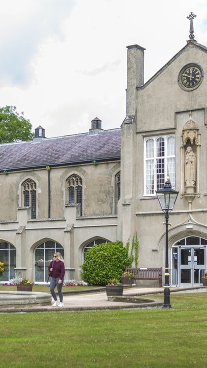 Exterior of Lampeter campus grounds and building