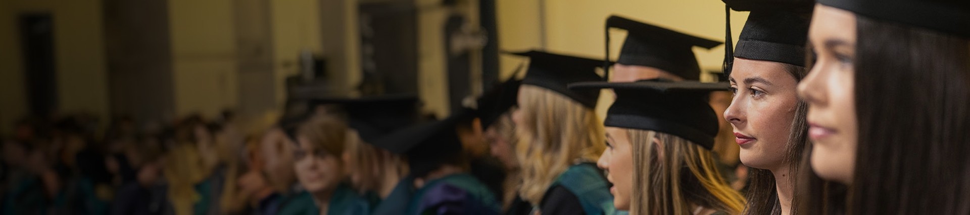 Group of graduates at a ceremony