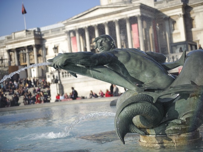 Water fountaion in London