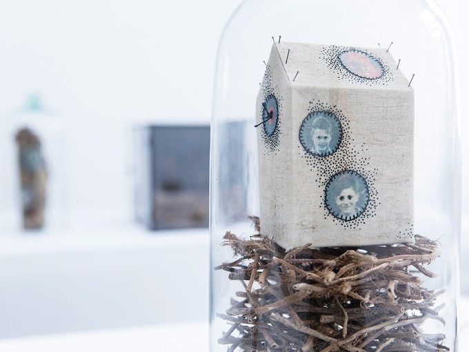 Art project in a glass dome