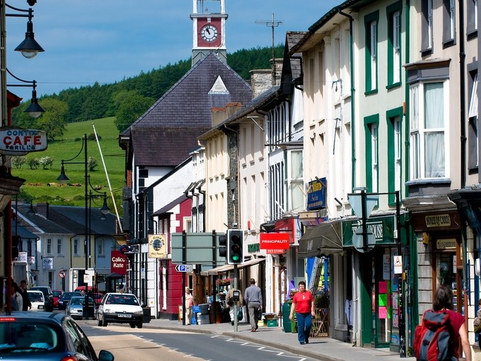 Lampeter town centre