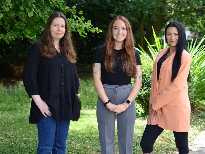 Three Students Union staff members