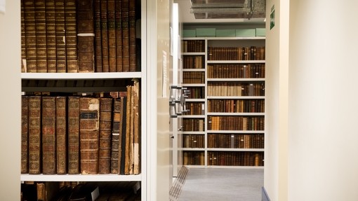 Bookshelves for the Special Collections archives